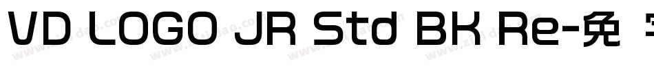 VD LOGO JR Std BK Re字体转换